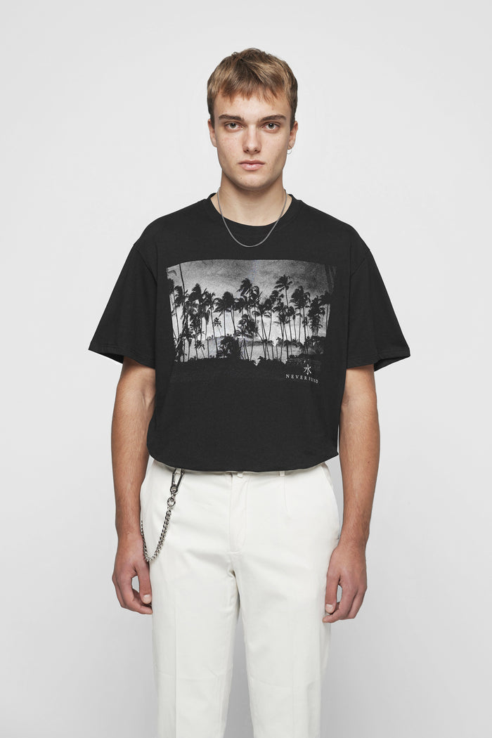 Palms T-Shirt Black
